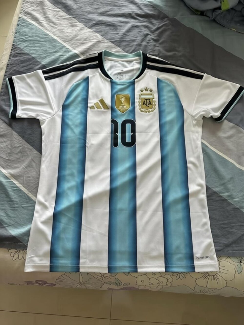 Argentina 2026 Messi #10 Jersey World Cup Champions Adidas